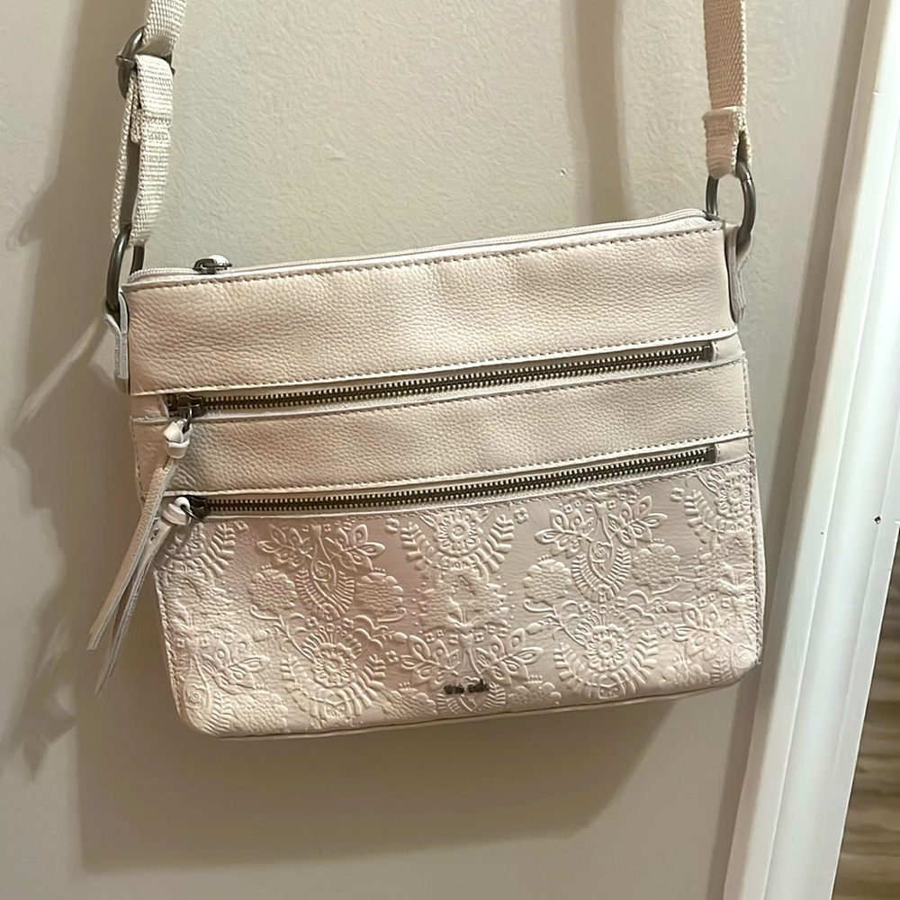 Cream Crossbody Bag